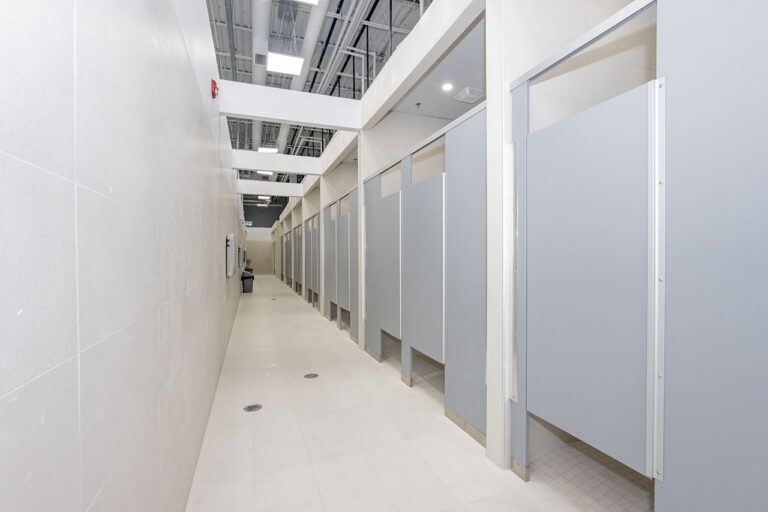 Individual changing rooms at WD Swim Markham